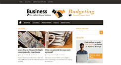 Desktop Screenshot of businessnbudgeting.com